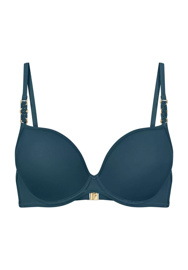 Летний бикини-топ на косточках с закручивающимися чашечками и металлическими кольцами Triumph, цвет 00en secret lagoo
Летний бикини-топ на косточках с закручивающимися чашечками и металлическими кольцами Triumph, цвет 00en secret lagoo