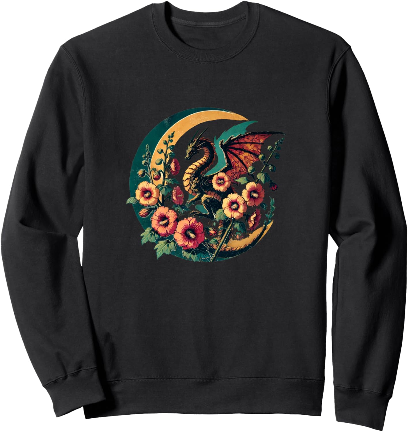 Толстовка с цветочным принтом и изображением дракона Vintage Dragons Love Snugg, черный
Толстовка с цветочным принтом и изображением дракона Vintage Dragons Love Snugg, черный
