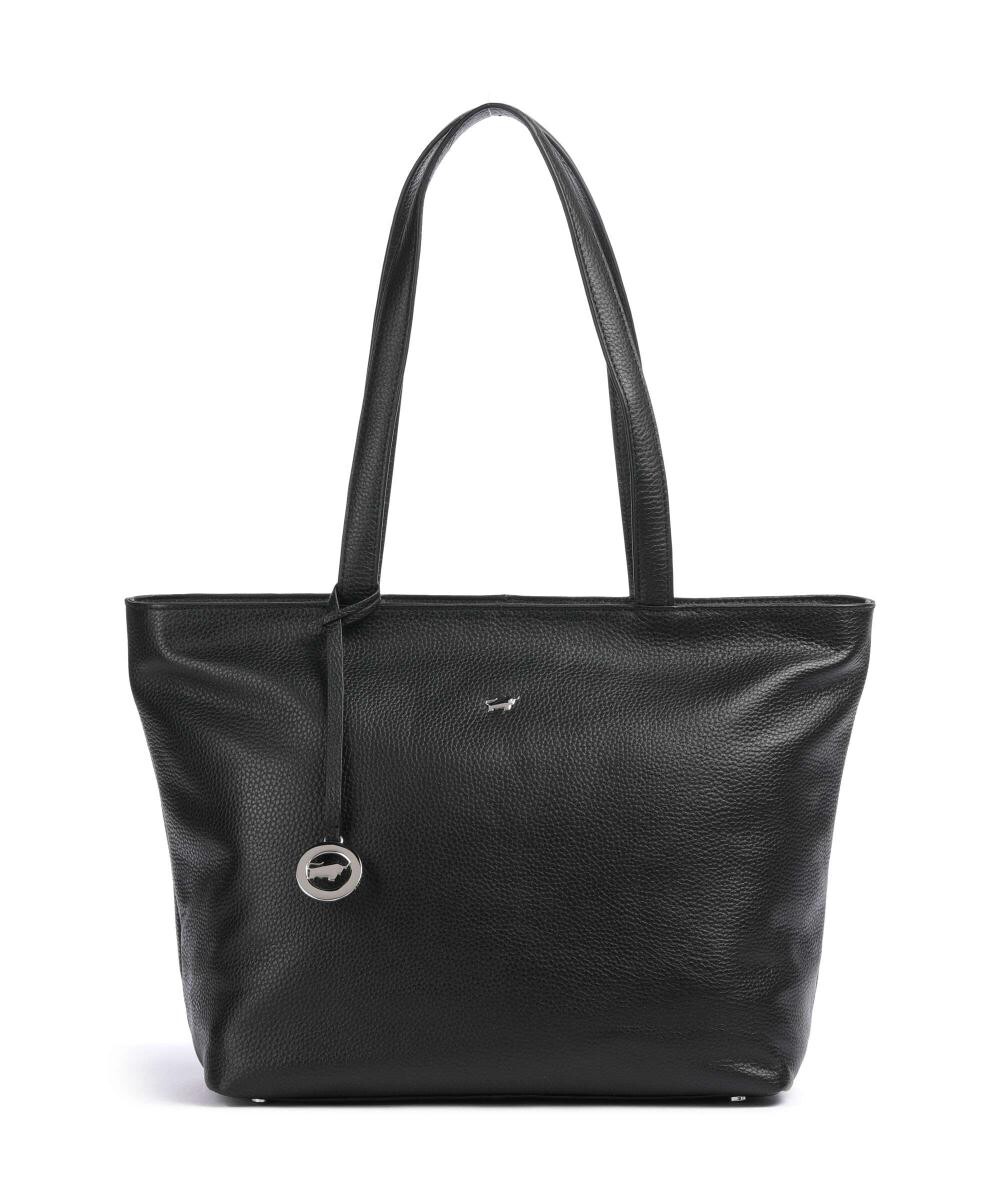 Сумка-Шоппер hanna из зернистой яловой кожи. Braun Büffel, черный 
Сумка-Шоппер hanna из зернистой яловой кожи. Braun Büffel, черный