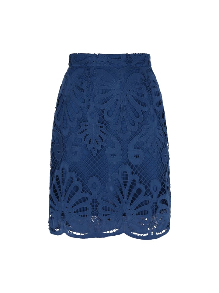 Юбка до колена faina, темно-синий 
Юбка до колена faina, темно-синий