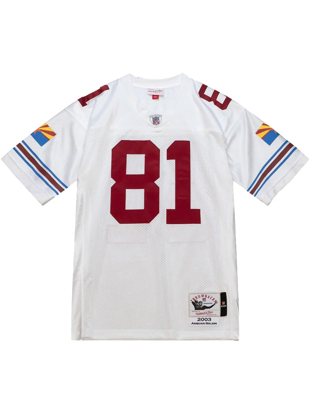 Топ 2003 Anquan Boldin Arizona Cardinals Authentic Mitchell & Ness, белый
Топ 2003 Anquan Boldin Arizona Cardinals Authentic Mitchell & Ness, белый