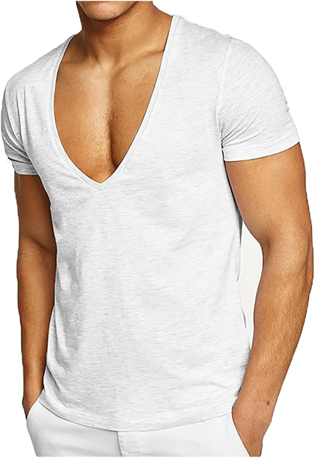 Мужская футболка V-образного выреза Slim Fit Stretch Uillui
Мужская футболка V-образного выреза Slim Fit Stretch Uillui