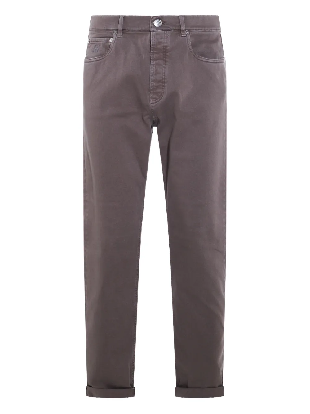 Брюки с вышивкой Brunello Cucinelli, коричневый
Брюки с вышивкой Brunello Cucinelli, коричневый