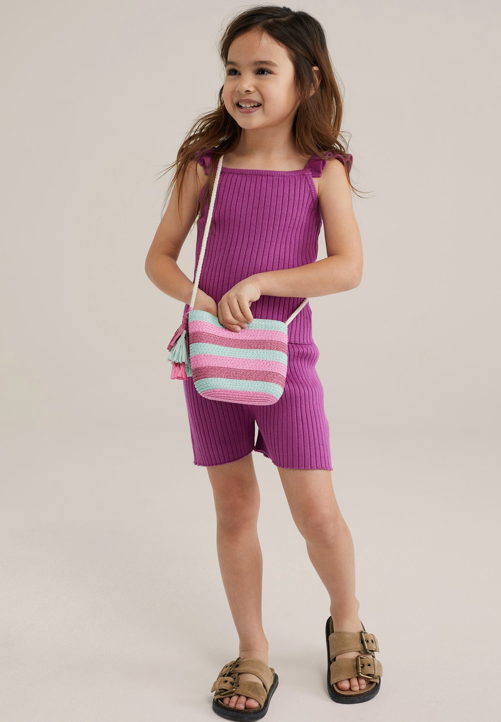 Шорты Pantaloni sportivi WE Fashion, светло-фиолетовый 
Шорты Pantaloni sportivi WE Fashion, светло-фиолетовый