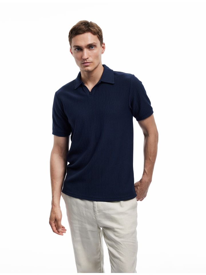 Рубашка-поло KOTON, темно-синий
Рубашка-поло KOTON, темно-синий