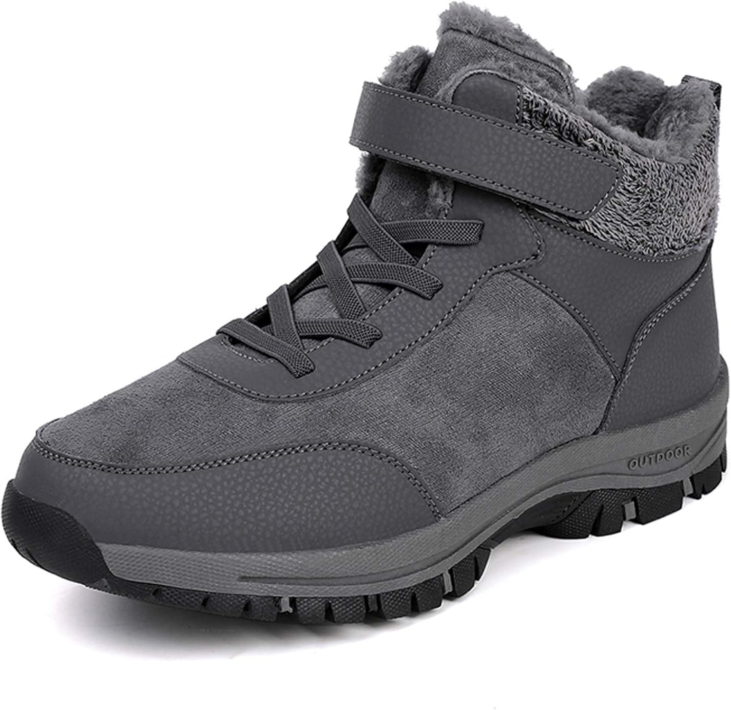 Большие размеры Мужские Женские зимние снежные ботинки Водонепроницаемые с теплой меховой подкладкой Теплые походные ботинки на щиколотку Противоскользящие кросс-кантри спортивные ботинки для скалолазания Generic, серый
Большие размеры Мужские Женские зимние снежные ботинки Водонепроницаемые с теплой меховой подкладкой Теплые походные ботинки на щиколотку Противоскользящие кросс-кантри спортивные ботинки для скалолазания Generic, серый