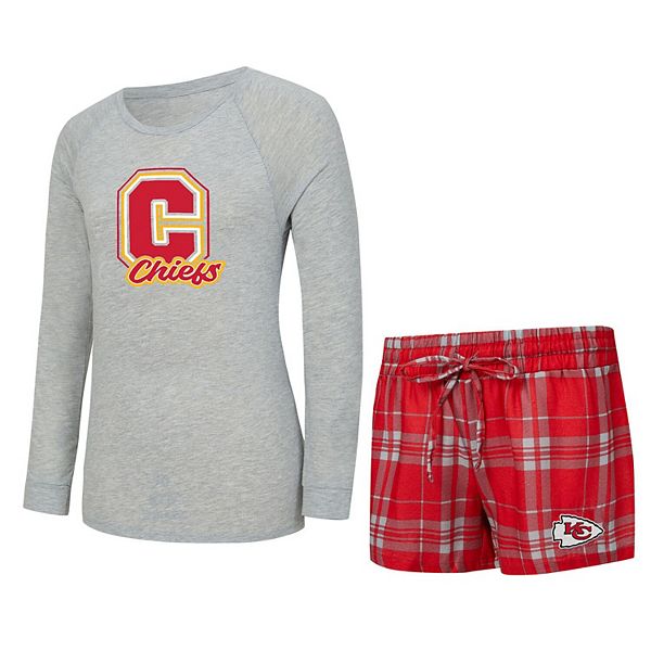 Женский комплект для сна с длинным рукавом и шортами concepts sport heather gray/red kansas city chiefs regulate plaid Unbranded
Женский комплект для сна с длинным рукавом и шортами concepts sport heather gray/red kansas city chiefs regulate plaid Unbranded