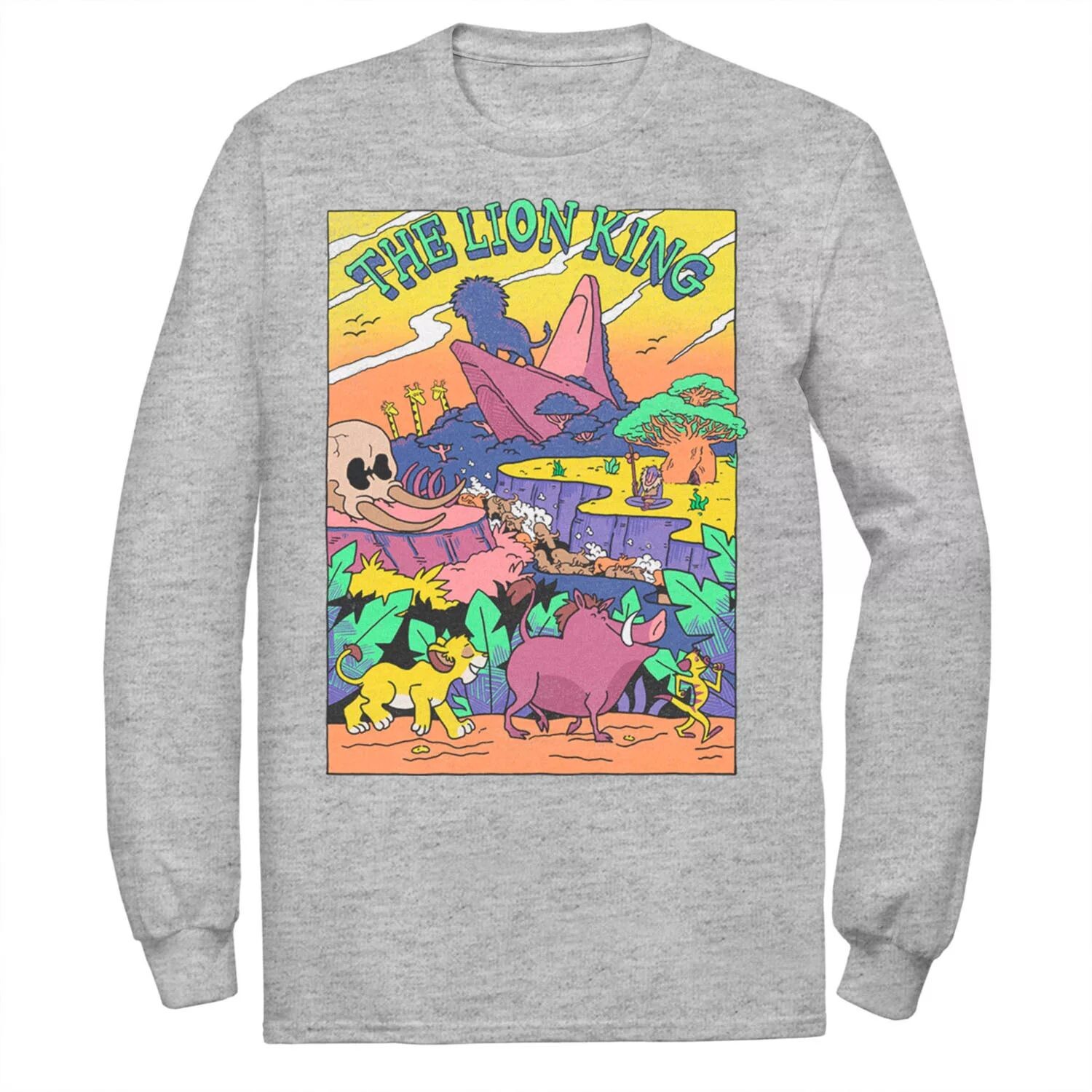 Мужская красочная футболка Disney Lion King Legend of Lion King Licensed Character
Мужская красочная футболка Disney Lion King Legend of Lion King Licensed Character