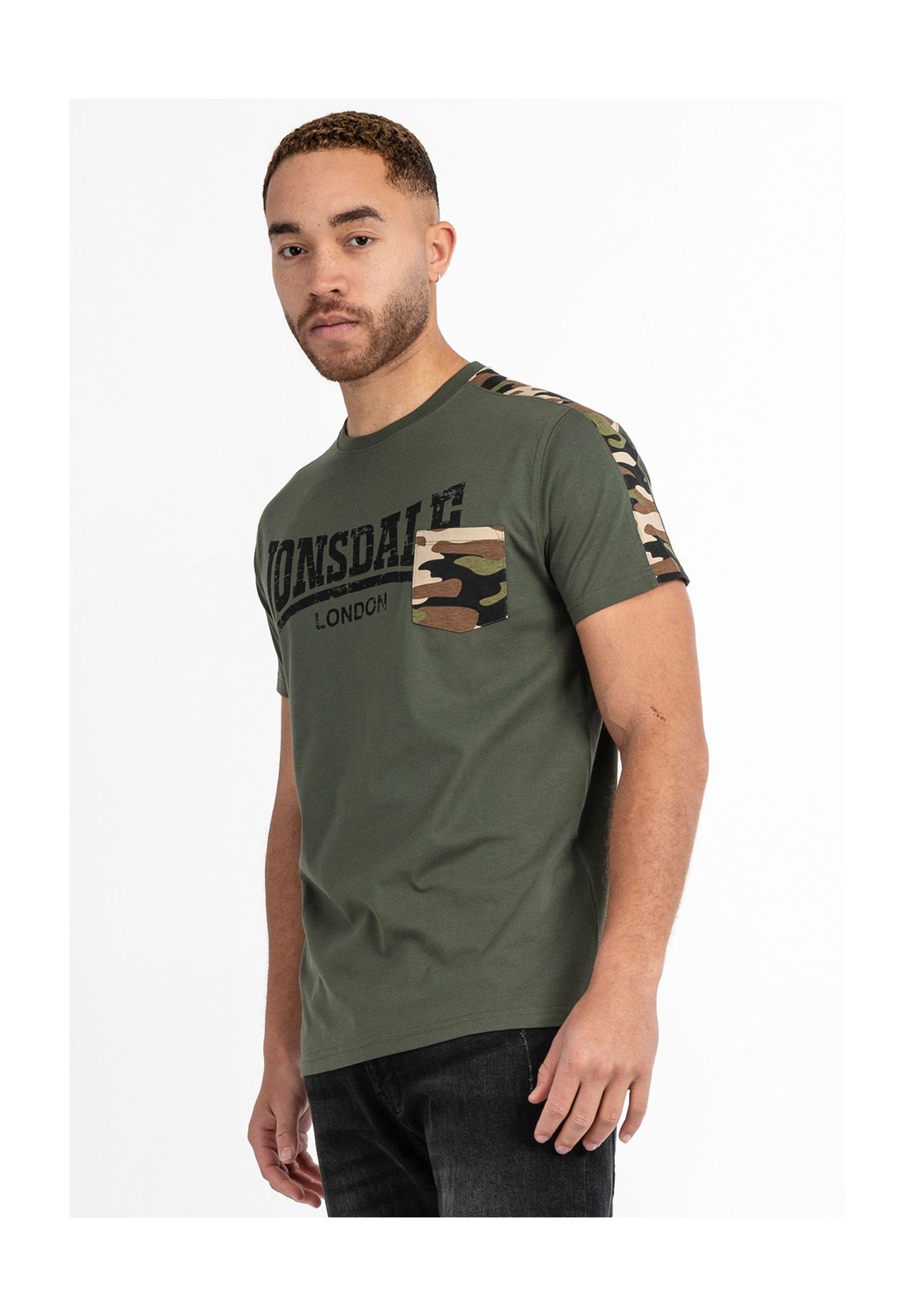 Мужская футболка обычного кроя HUXTER LONSDALE, оливково-черный
Мужская футболка обычного кроя HUXTER LONSDALE, оливково-черный