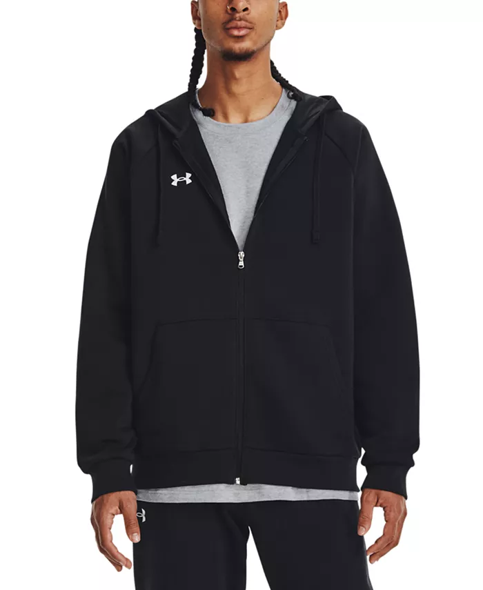 Мужская флисовая толстовка Rival с молнией на всю длину Under Armour, черный
Мужская флисовая толстовка Rival с молнией на всю длину Under Armour, черный