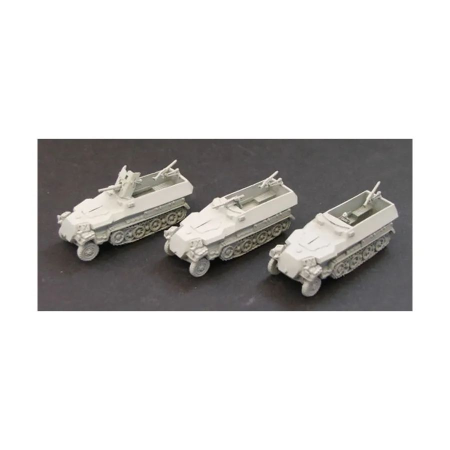 SdKfz 251/1, 2 или 10 со вспомогательным вооружением, WWII Command Decision Miniatures - Germany - Artillery, AA's, AFV's, & AT's (15mm) (Old Glory)
SdKfz 251/1, 2 или 10 со вспомогательным вооружением, WWII Command Decision Miniatures - Germany - Artillery, AA's, AFV's, & AT's (15mm) (Old Glory)