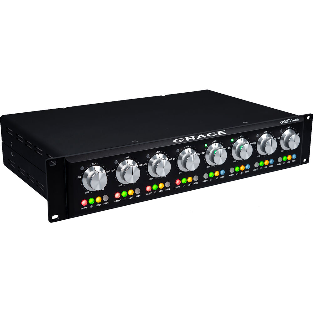 Микрофонный предусилитель Grace Design m801mk2 Rackmount 8-Channel Microphone M801MKII
Микрофонный предусилитель Grace Design m801mk2 Rackmount 8-Channel Microphone M801MKII