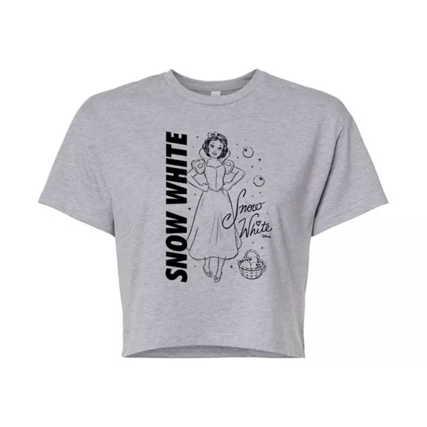 Укороченная футболка с автографом принцессы Белоснежки для юниоров Disney, серый
Укороченная футболка с автографом принцессы Белоснежки для юниоров Disney, серый