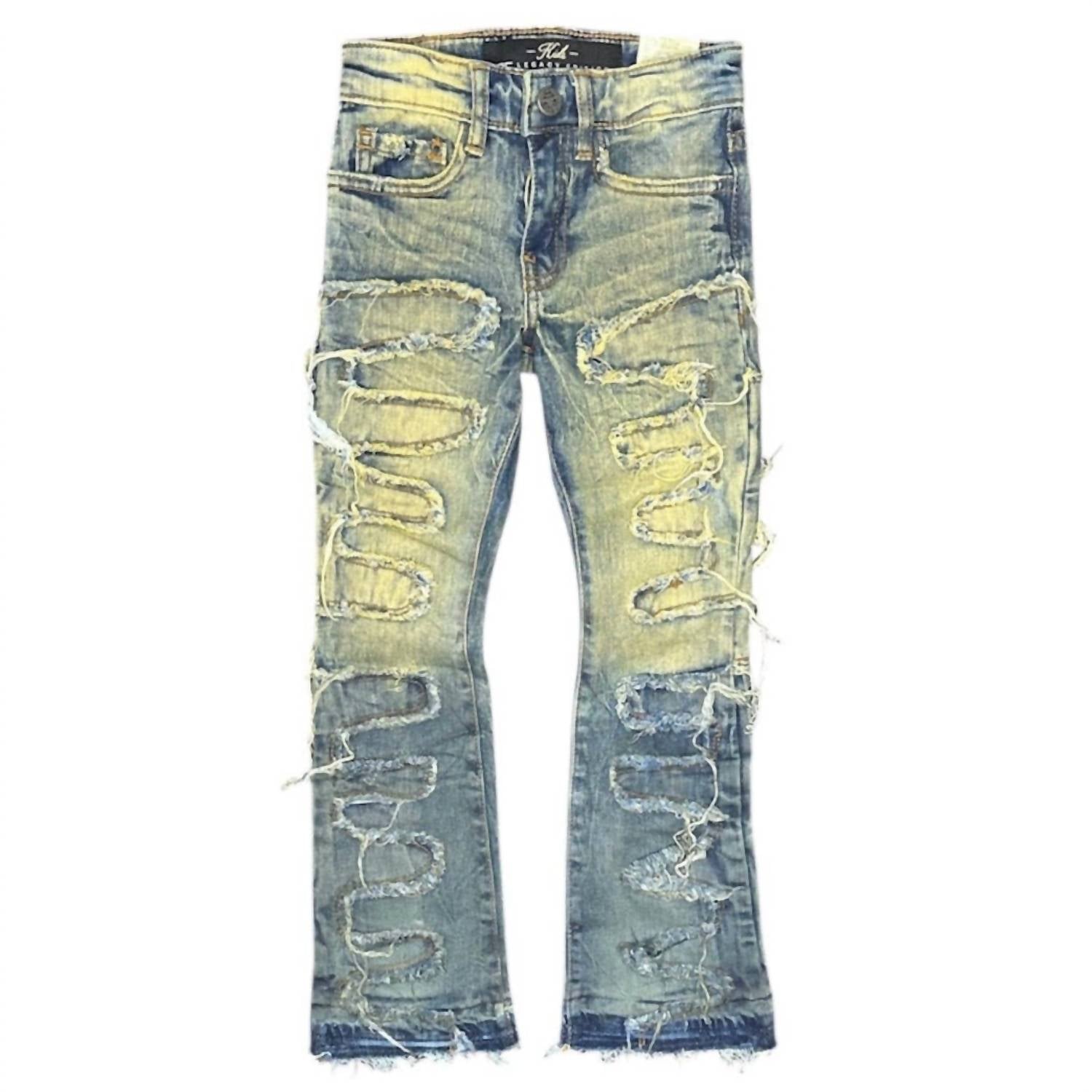 Детские джинсы Stacked Python Denim в винтажном стиле JORDAN CRAIG, Vintage
Детские джинсы Stacked Python Denim в винтажном стиле JORDAN CRAIG, Vintage