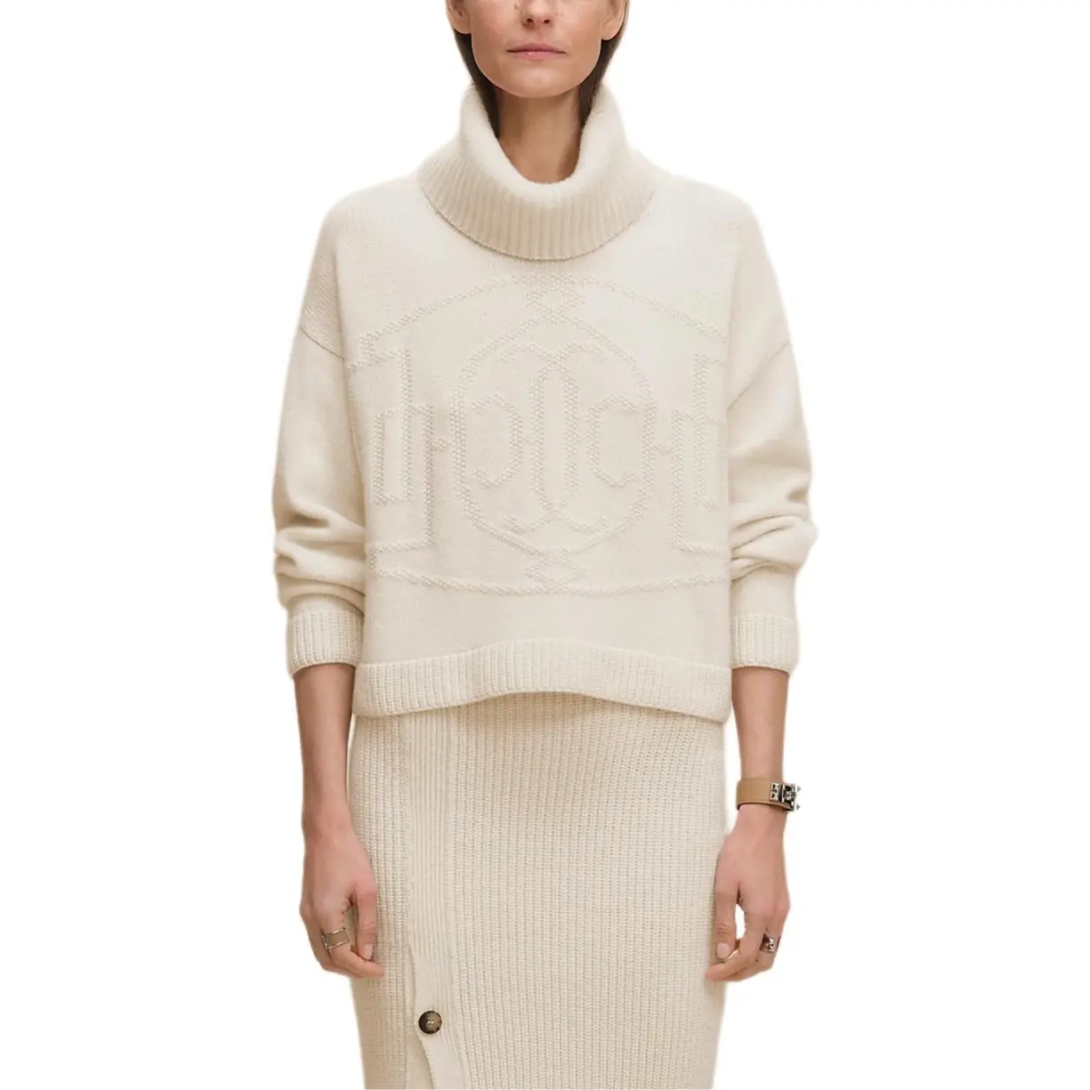 HERMES Cashmere Sweater Women's White
HERMES Cashmere Sweater Women's White