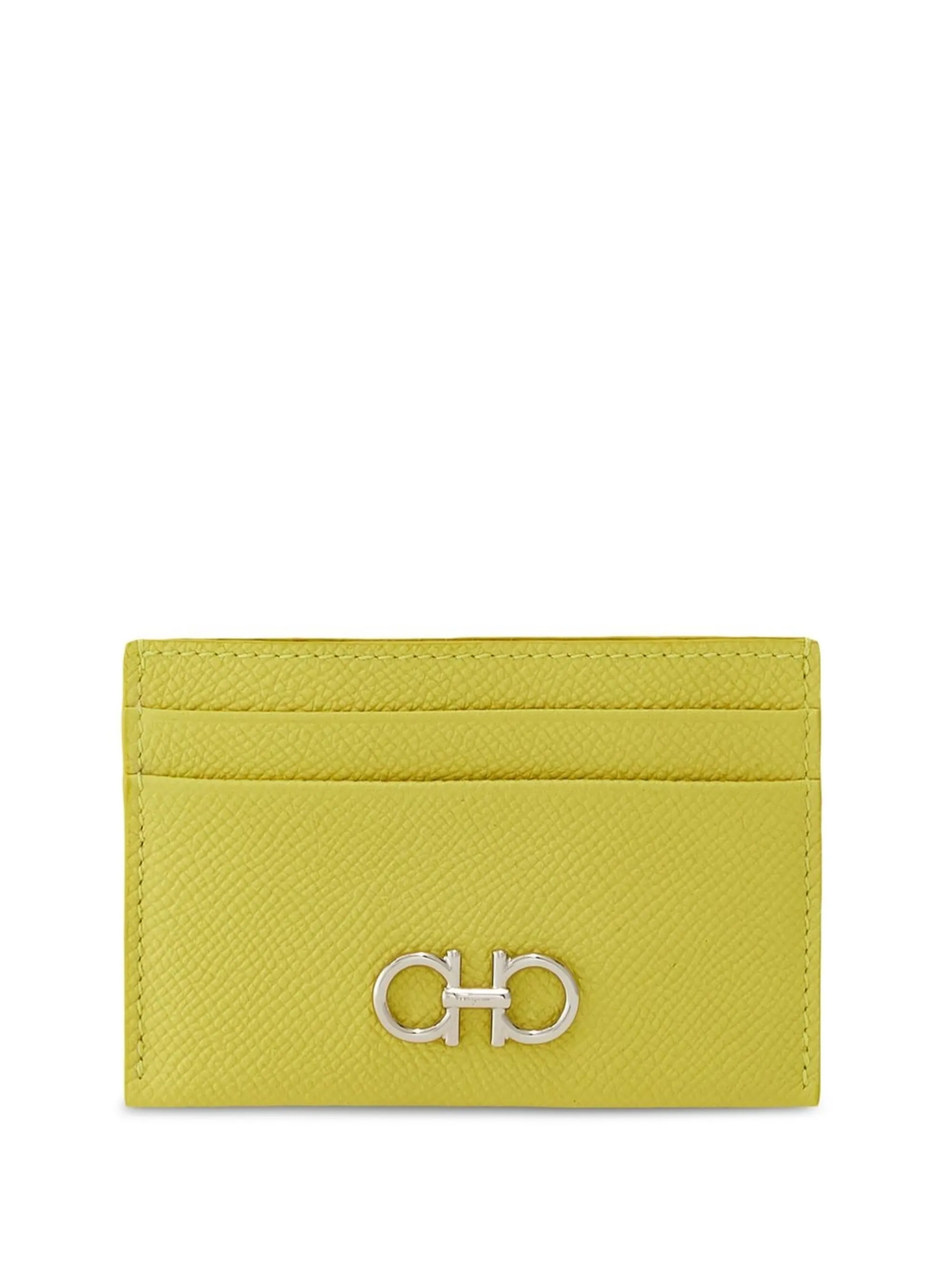 Картхолдер с декором Gancini Ferragamo, желтый
Картхолдер с декором Gancini Ferragamo, желтый