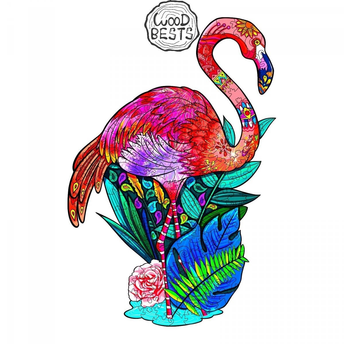 Деревянный пазл Розовый фламинго А3 Moments
Деревянный пазл Розовый фламинго А3 Moments