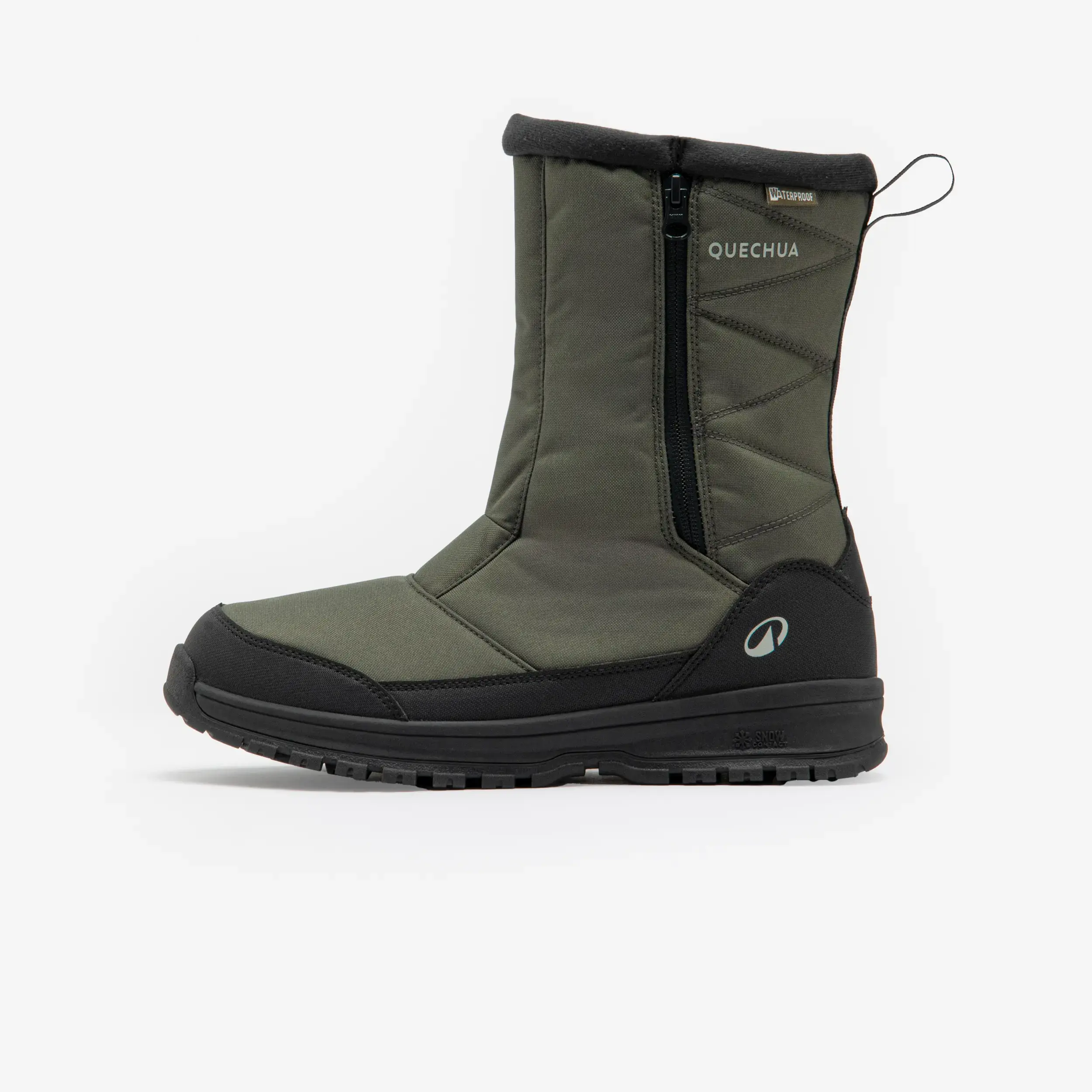 Мужские водонепроницаемые высокие треккинговые ботинки на молнии Quechua NH100 зелёные
Мужские водонепроницаемые высокие треккинговые ботинки на молнии Quechua NH100 зелёные