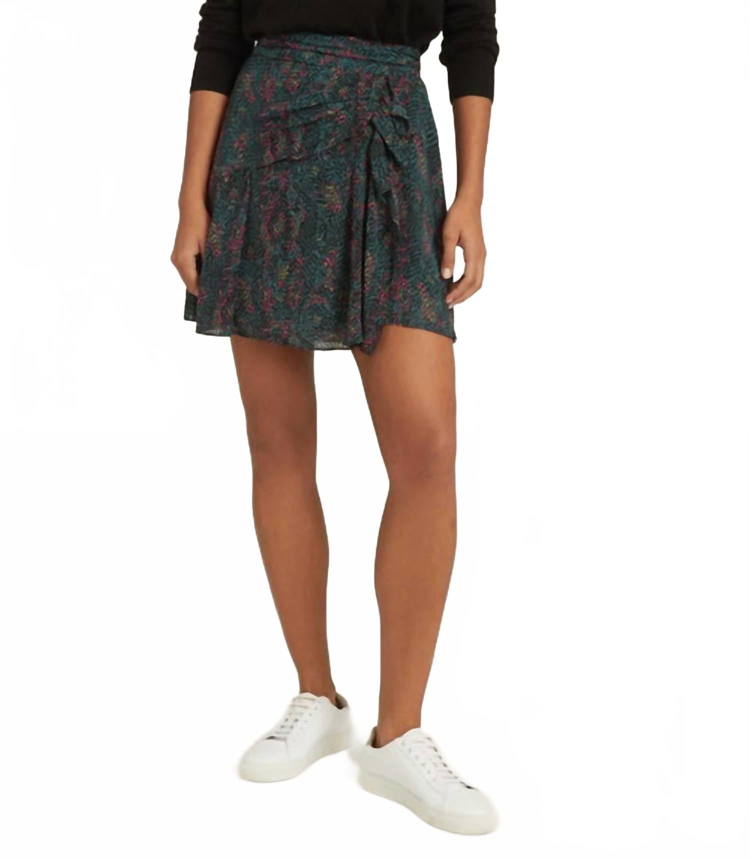 Скала с рептильным принтом мини-юбка в мульти Reiss 
Скала с рептильным принтом мини-юбка в мульти Reiss