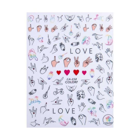 Наклейки для ногтей, тонкие самоклеящиеся наклейки ко Дню святого Валентина № Ca-258 MollyLac, Molly Lac
Наклейки для ногтей, тонкие самоклеящиеся наклейки ко Дню святого Валентина № Ca-258 MollyLac, Molly Lac