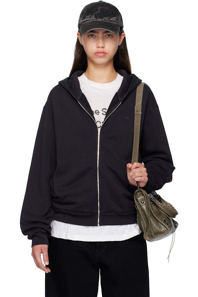 Толстовка с застежкой-молнией Acne Studios, черный
Толстовка с застежкой-молнией Acne Studios, черный