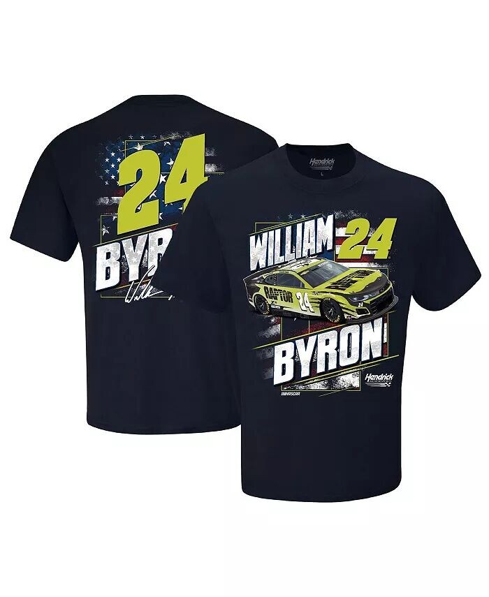 Мужская темно-синяя патриотическая футболка William Byron Raptor Hendrick Motorsports Team Collection, синий
Мужская темно-синяя патриотическая футболка William Byron Raptor Hendrick Motorsports Team Collection, синий