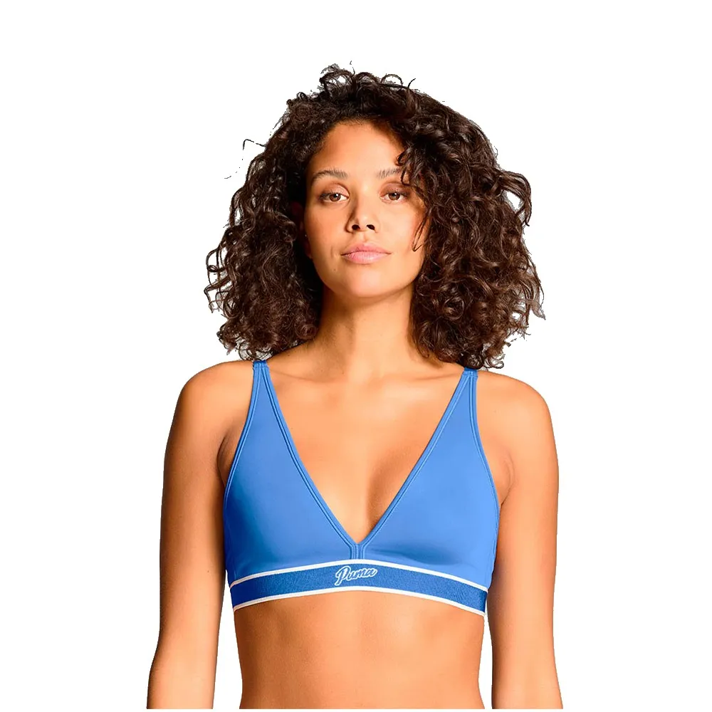 Топ бикини Puma Padded Triangle, синий
Топ бикини Puma Padded Triangle, синий