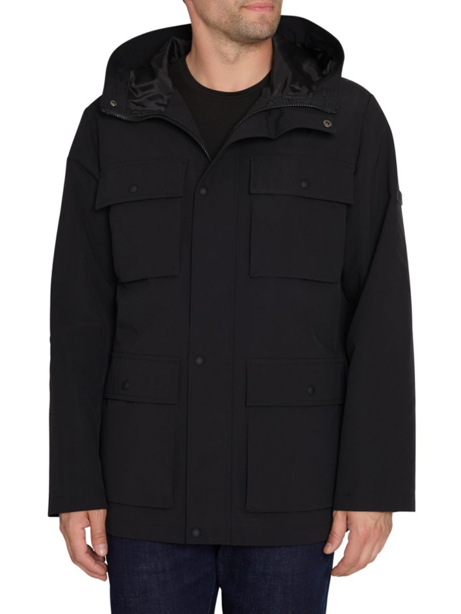 Полевая куртка с капюшоном Sam Edelman, черный
Полевая куртка с капюшоном Sam Edelman, черный