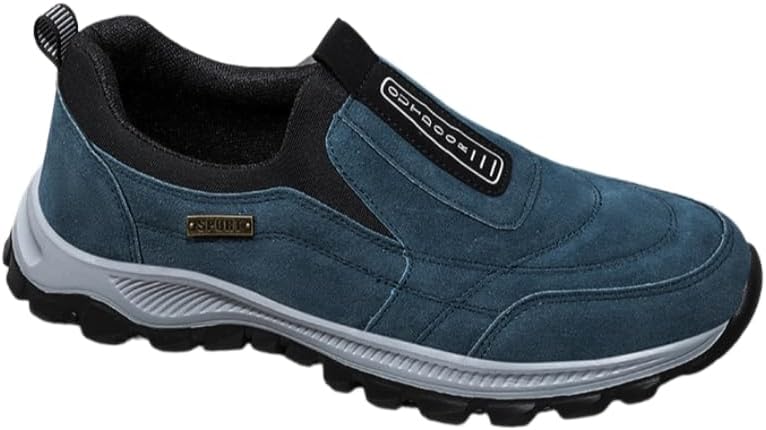 Мужские кроссовки с плоской подошвой - повседневный плетеный верх и комфортная удобная конструкция для улицы Hoalox, синий
Мужские кроссовки с плоской подошвой - повседневный плетеный верх и комфортная удобная конструкция для улицы Hoalox, синий