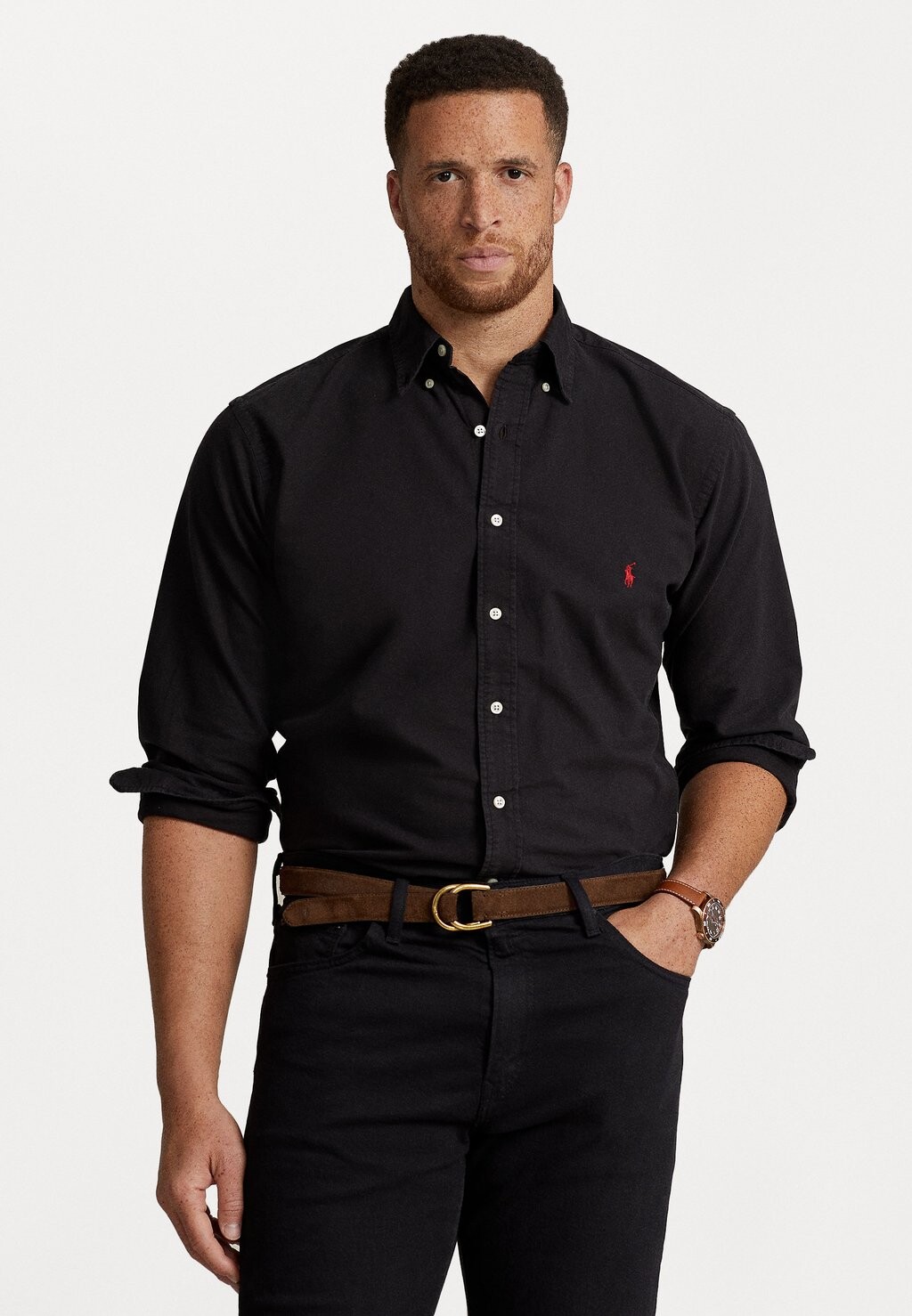 Рубашка ОКСФОРДСКАЯ РУБАШКА GARMENT-DYED Polo Ralph Lauren Big & Tall, черный
Рубашка ОКСФОРДСКАЯ РУБАШКА GARMENT-DYED Polo Ralph Lauren Big & Tall, черный