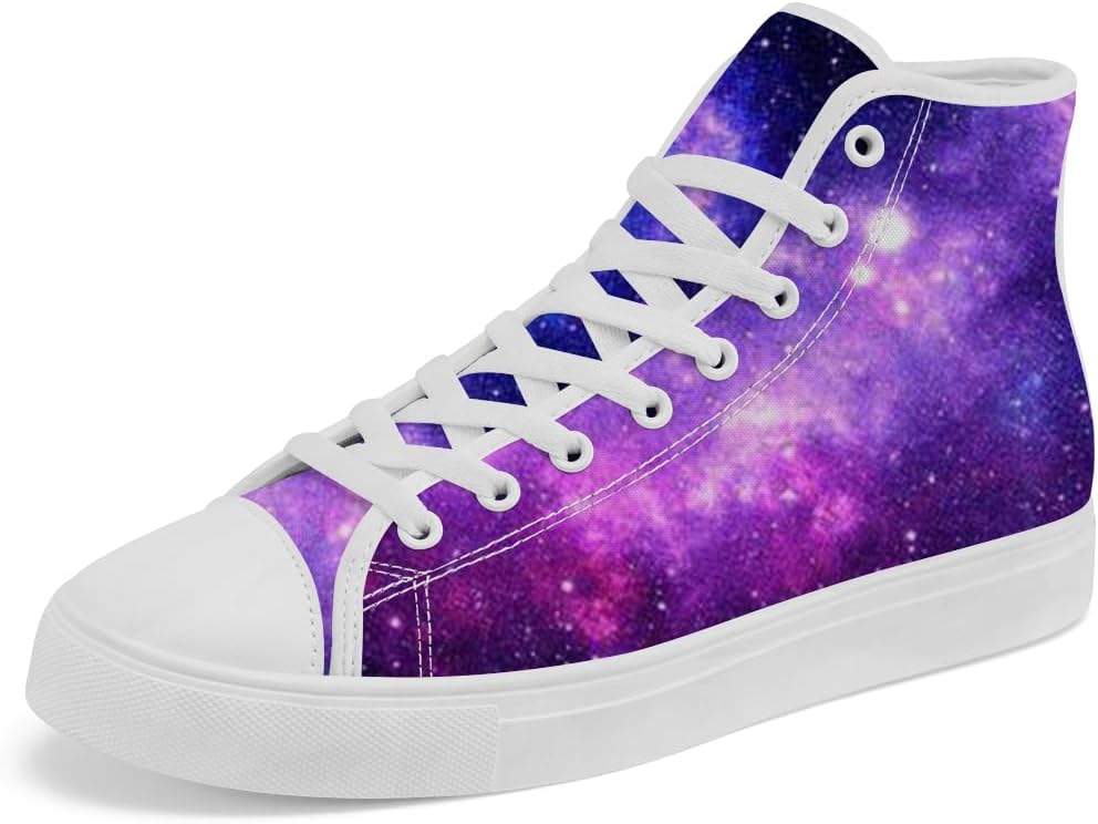 Мужские и женские высокие кеды Galaxy на шнуровке, повседневная обувь Chebing, пурпурный
Мужские и женские высокие кеды Galaxy на шнуровке, повседневная обувь Chebing, пурпурный