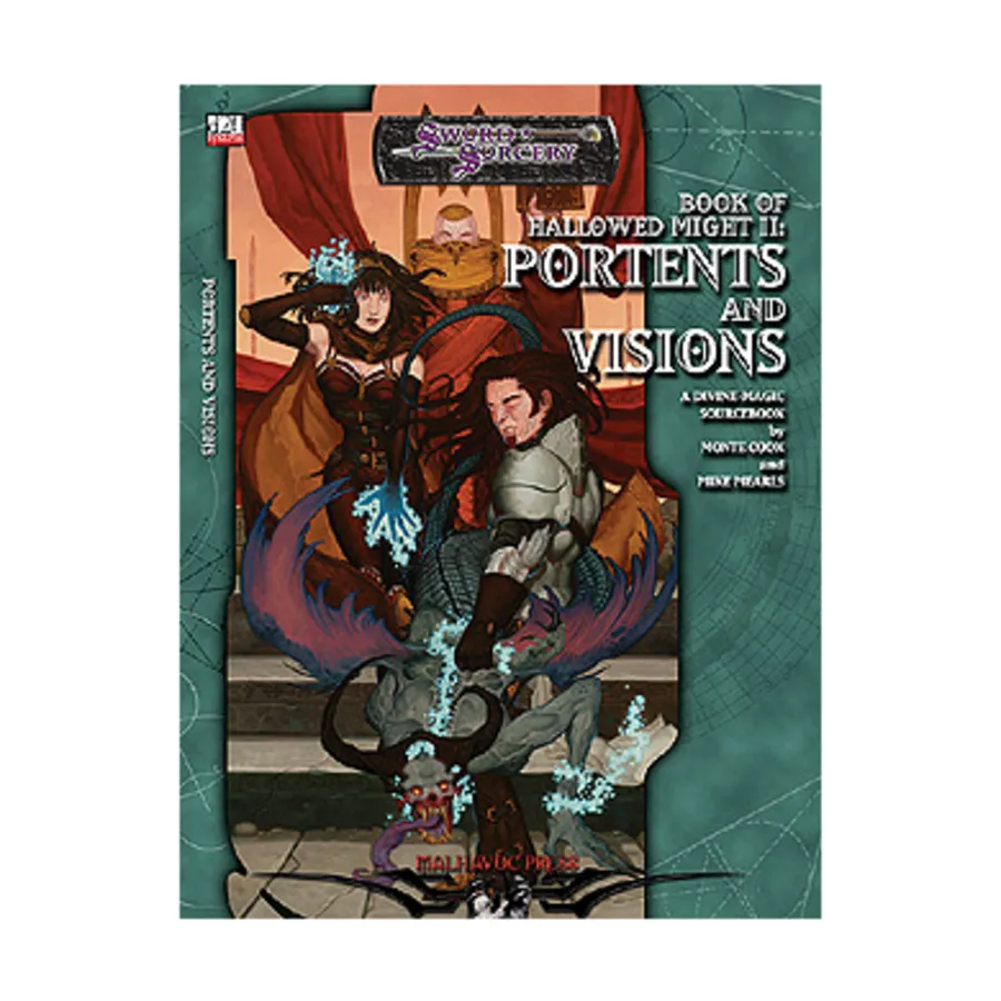 Book of Hallowed Might #2 - Portents & Visions, Malhavoc Press (d20), мягкая обложка 
Book of Hallowed Might #2 - Portents & Visions, Malhavoc Press (d20), мягкая обложка