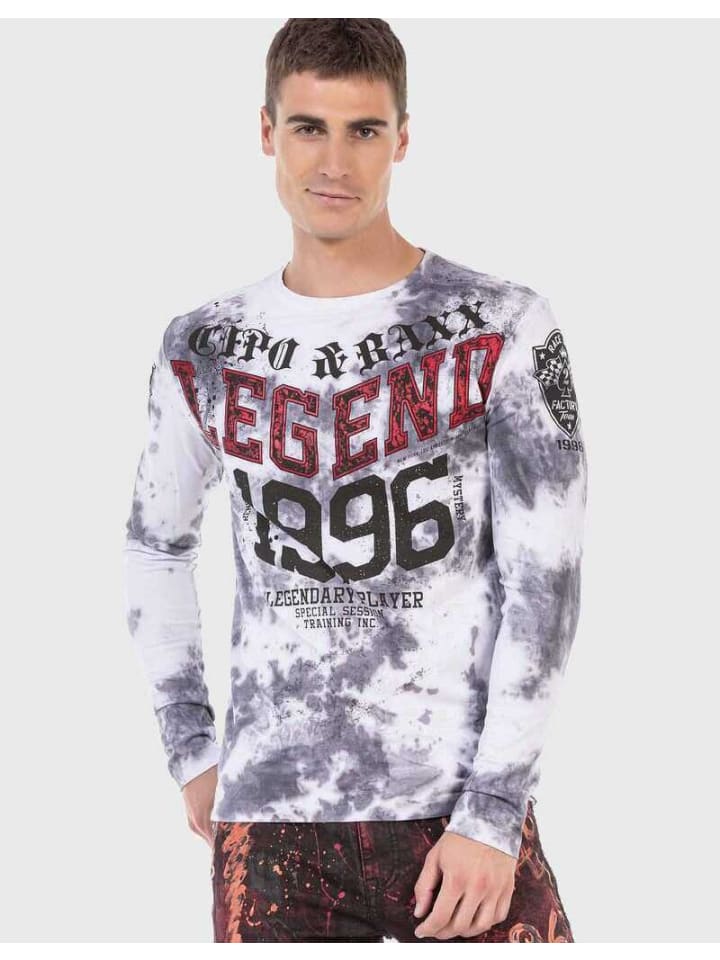 Функциональный лонгслив Cipo & Baxx, белый
Функциональный лонгслив Cipo & Baxx, белый