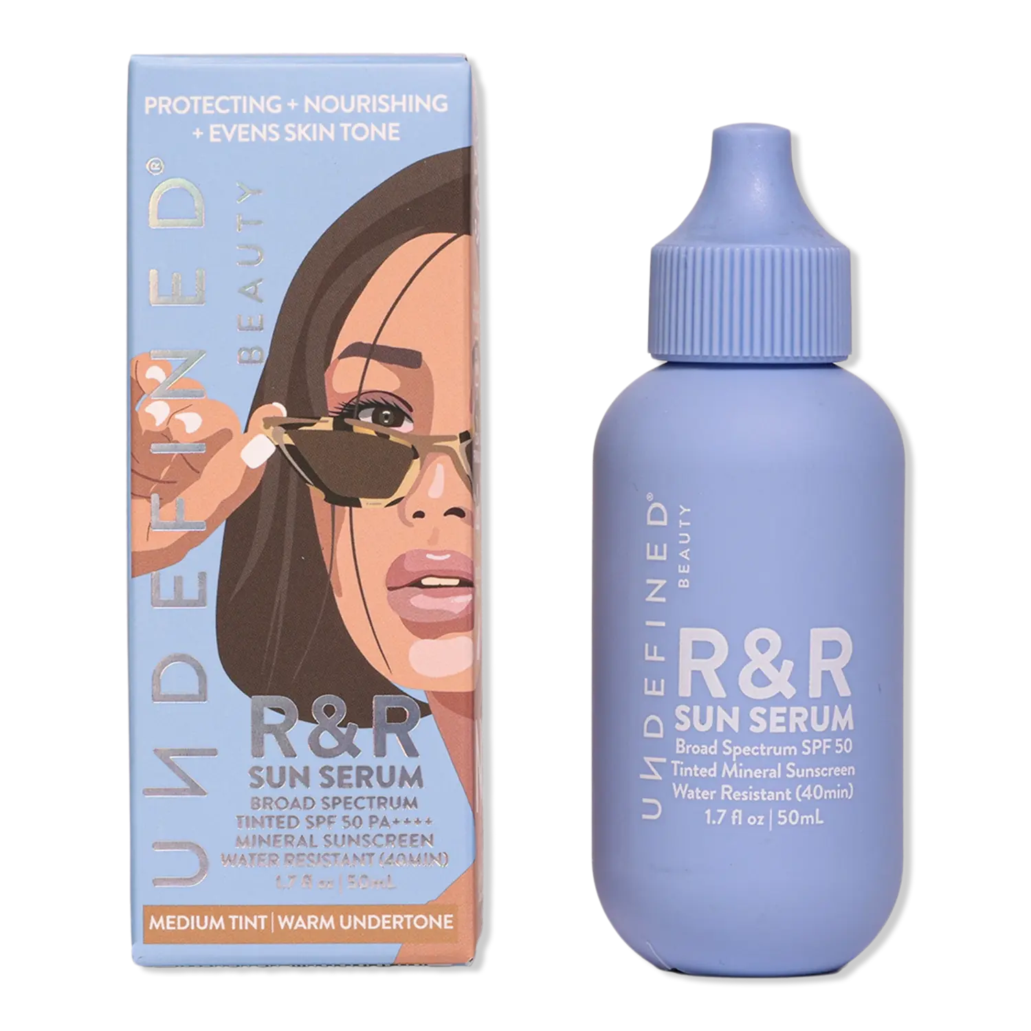 Солнцезащитная сыворотка R&R с тонирующим минеральным фильтром SPF 50 PA++++ Undefined Beauty, Medium (medium tint)
Солнцезащитная сыворотка R&R с тонирующим минеральным фильтром SPF 50 PA++++ Undefined Beauty, Medium (medium tint)