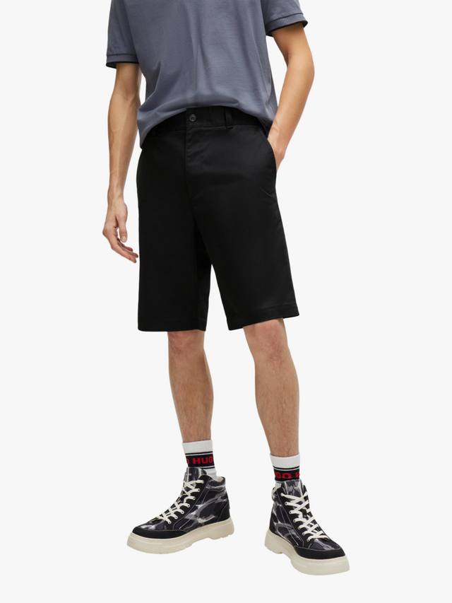 Шорты-чинос HUGO Regular Fit HUGO BOSS, Black
Шорты-чинос HUGO Regular Fit HUGO BOSS, Black