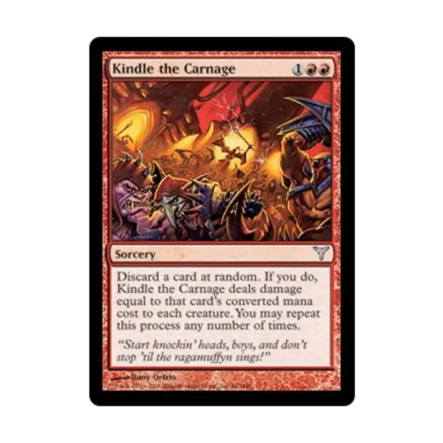 CCG Разожгите резню (U), MTG - Dissension
CCG Разожгите резню (U), MTG - Dissension