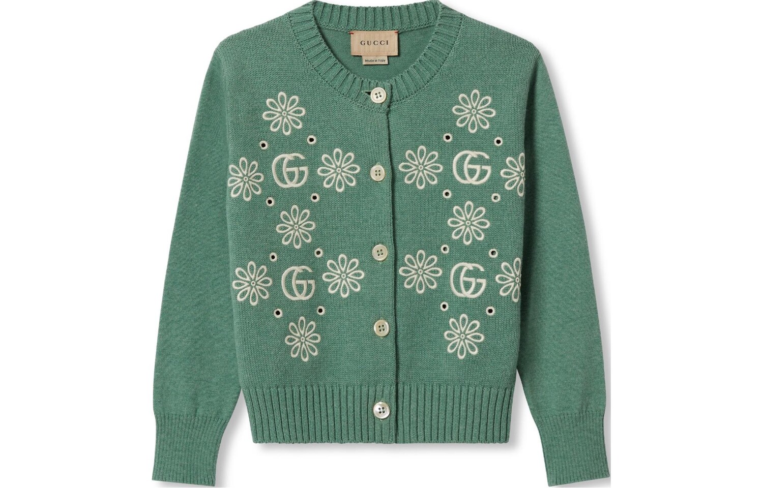 Детский свитер Gucci, темно-зеленый
Детский свитер Gucci, темно-зеленый