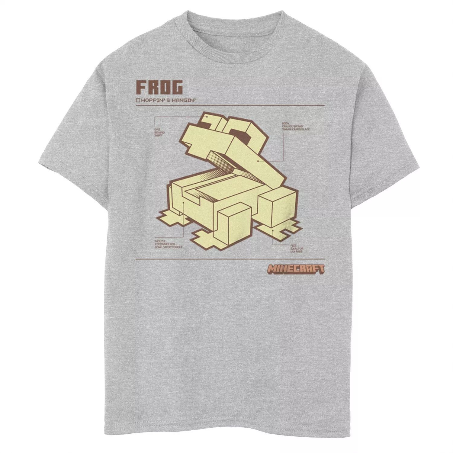 Футболка с рисунком Minecraft Frog Hoppin' & Hangin' для мальчиков 8–20 лет Licensed Character
Футболка с рисунком Minecraft Frog Hoppin' & Hangin' для мальчиков 8–20 лет Licensed Character