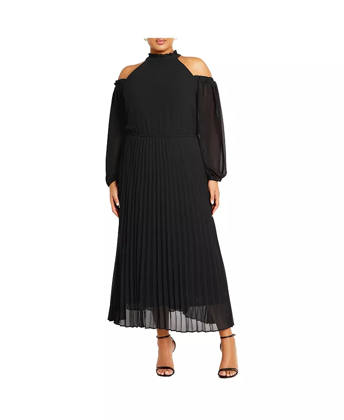 Платье макси Promise Plus Size CITY CHIC, черный
Платье макси Promise Plus Size CITY CHIC, черный