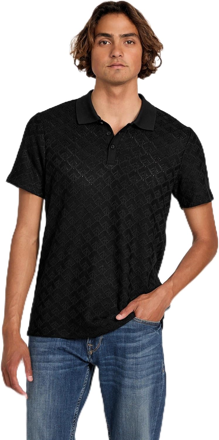 GUESS Мужская короткая рукав Logan вязаный поло, Black, Черный, GUESS Мужская короткая рукав Logan вязаный поло, Black
GUESS Мужская короткая рукав Logan вязаный поло, Black, Черный, GUESS Мужская короткая рукав Logan вязаный поло, Black