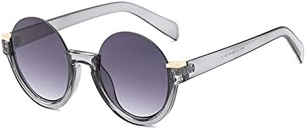 2027 Модные полуободковые круглые солнцезащитные очки для женщин с градиентным линзовым покрытием, ретро-стиль, прозрачные линзы, оправа, защита от УФ-излучения UV400 MTZJH, Gray Gray
2027 Модные полуободковые круглые солнцезащитные очки для женщин с градиентным линзовым покрытием, ретро-стиль, прозрачные линзы, оправа, защита от УФ-излучения UV400 MTZJH, Gray Gray