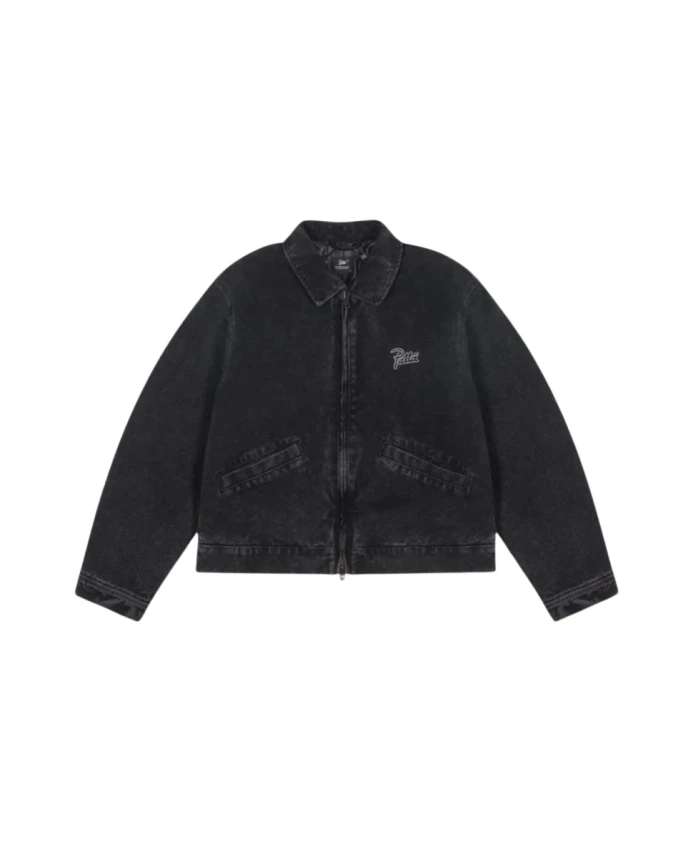 Куртка из выстиранной парусины Patta, черный
Куртка из выстиранной парусины Patta, черный