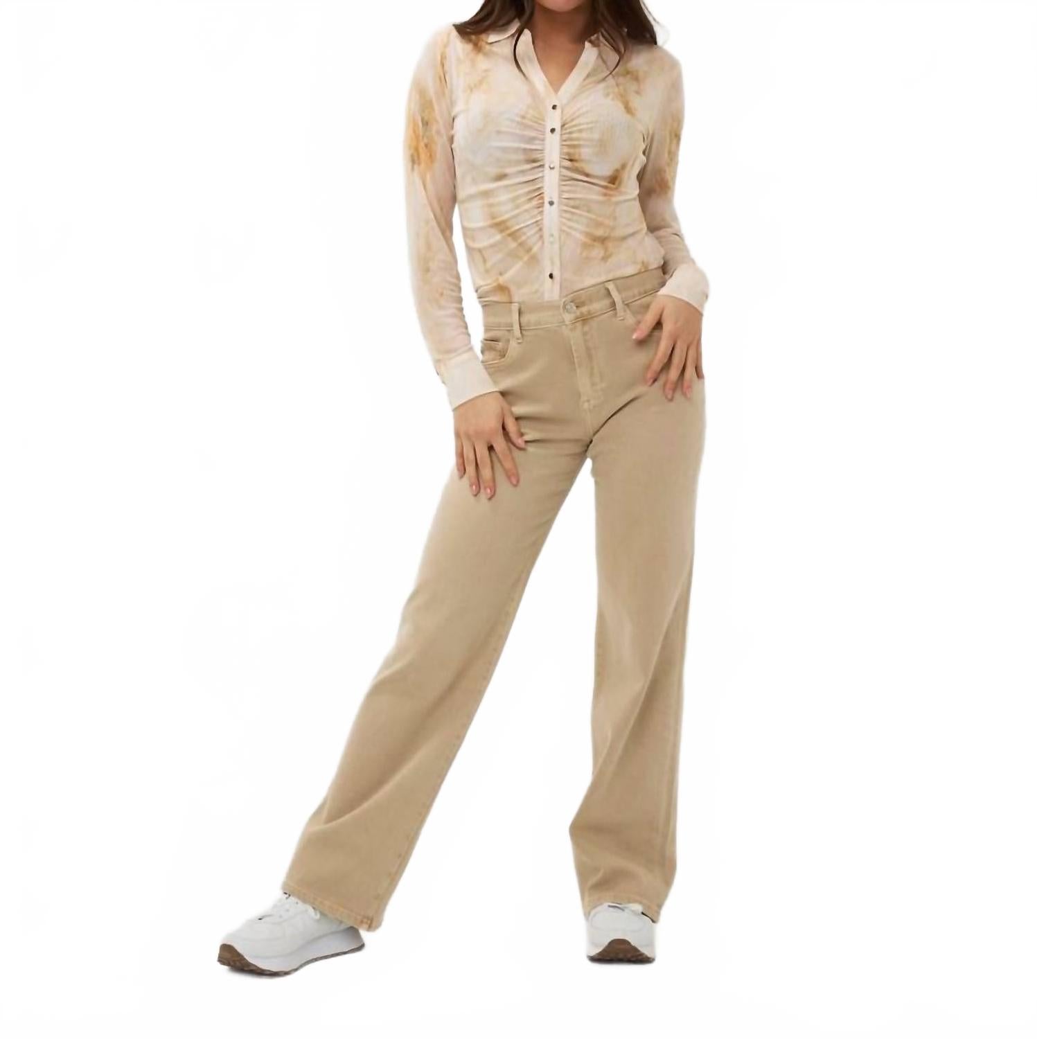 Блузка с мраморным узором в сетку Multi ESQUALO 
Блузка с мраморным узором в сетку Multi ESQUALO