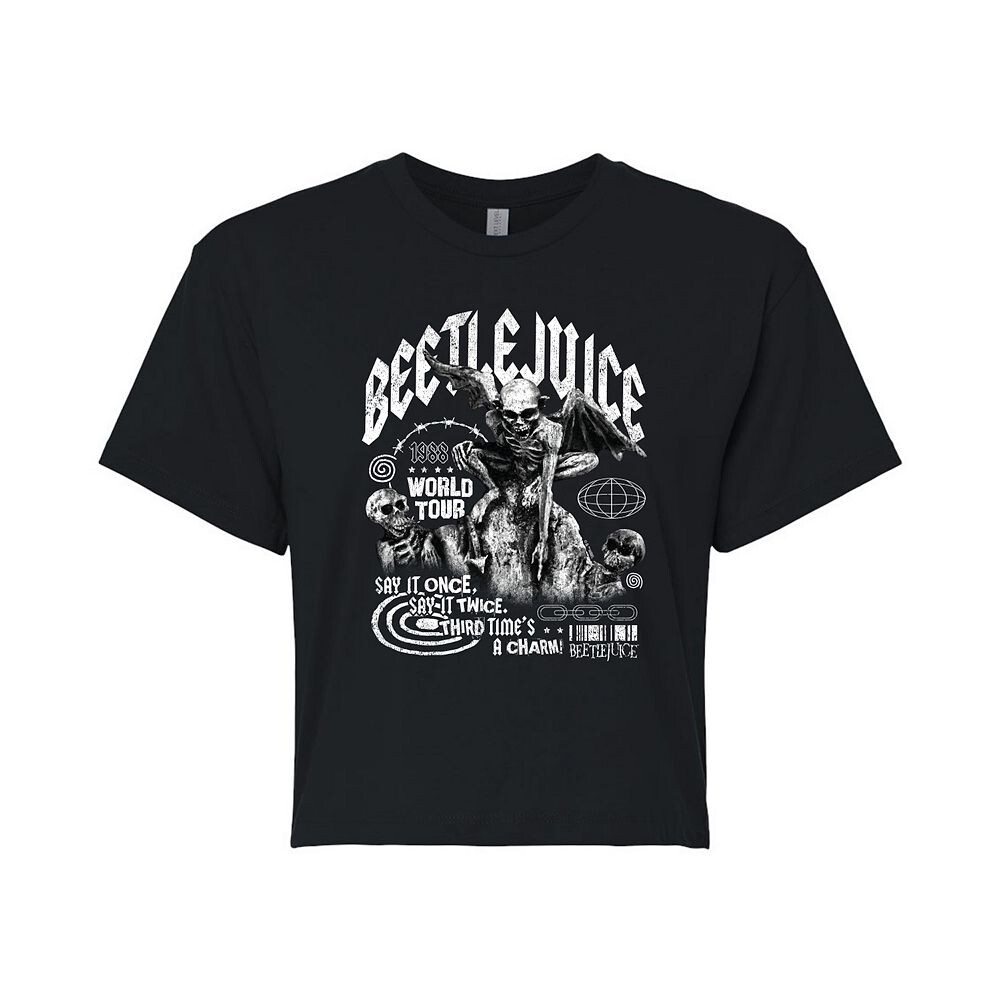 Укороченная футболка для юниоров Beetlejuice World Tour Licensed Character, черный
Укороченная футболка для юниоров Beetlejuice World Tour Licensed Character, черный