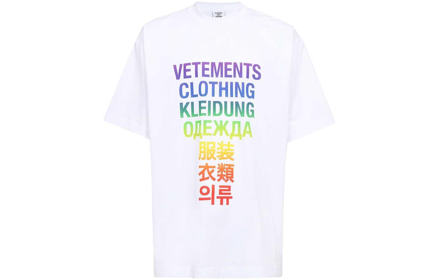Футболка мужская белая Vetements, белый
Футболка мужская белая Vetements, белый