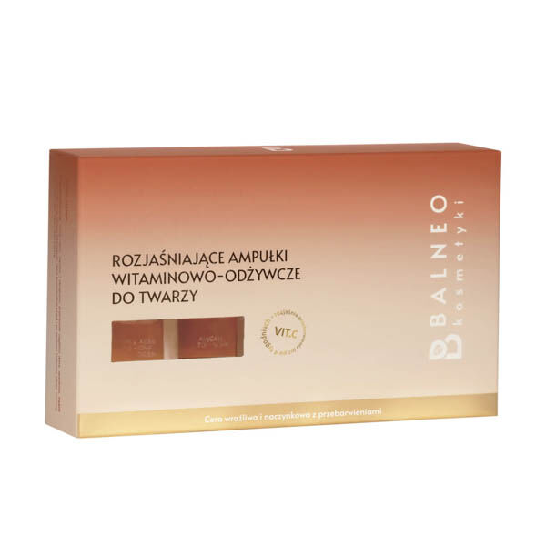 Осветляющие витаминно-питательные ампулы для лица, 25 мл Balneokosmetyki
Осветляющие витаминно-питательные ампулы для лица, 25 мл Balneokosmetyki