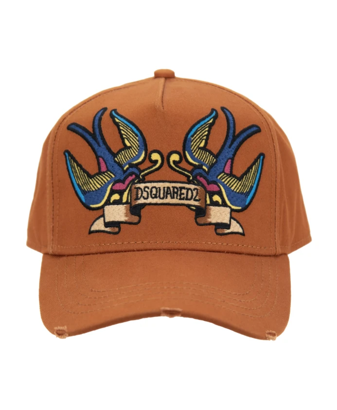 Вышитая бейсболка с пряжкой Dsquared2, оранжевый
Вышитая бейсболка с пряжкой Dsquared2, оранжевый