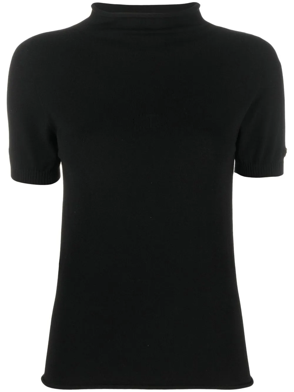 Джемпер с высоким воротником и логотипом Twinset, черный
Джемпер с высоким воротником и логотипом Twinset, черный