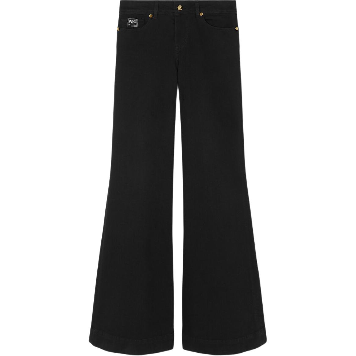 Джинсы с высокой посадкой и широкими штанинами VERSACE JEANS COUTURE, черный
Джинсы с высокой посадкой и широкими штанинами VERSACE JEANS COUTURE, черный