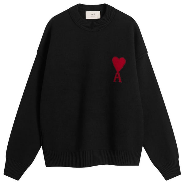 Вязаный джемпер из валяной мериносовой шерсти с круглым вырезом Ami Paris, мультиколор
Вязаный джемпер из валяной мериносовой шерсти с круглым вырезом Ami Paris, мультиколор